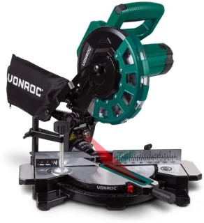 Afkortzaag 1700 W – Ø216 mm zaagblad – 40 tanden – elektrisch