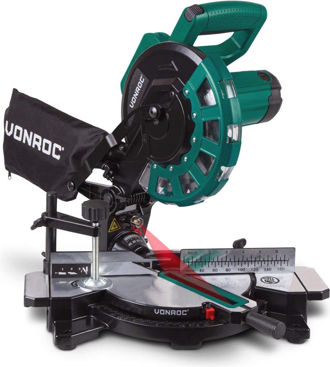 De Afkortzaag 1700W Ø216MM 40T in één oogopslag