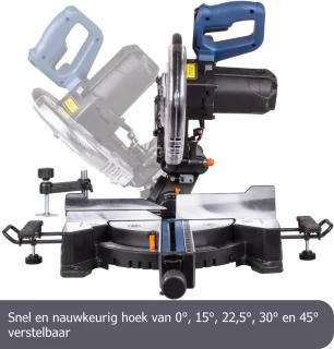 Afkortzaag 185 mm Met Onderstel En Laser