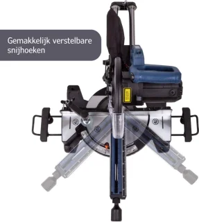 Afkortzaag 185 mm Met Onderstel En Laser