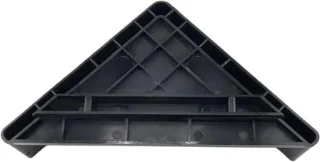 Afkortzled hoekgeleider, 26 x 16 x 6 cm, grijs