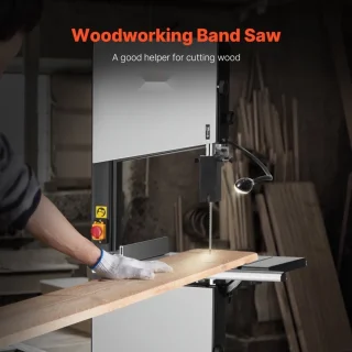 Bandzaag (lintzaag) met onderstel voor hout en metaal