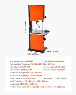 Bandzaagmachine (Lintzaag) 2240 W
