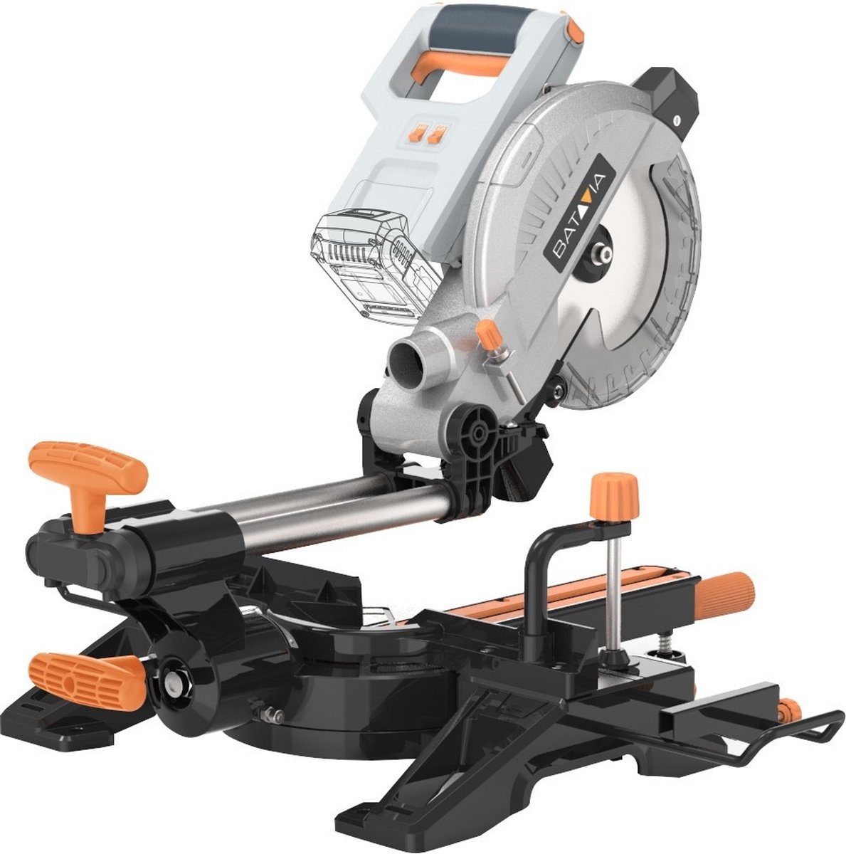 Wat vinden we goed aan de Batavia Maxxpack Accu Radiaal Afkort-/Verstekzaag 18V 210mm