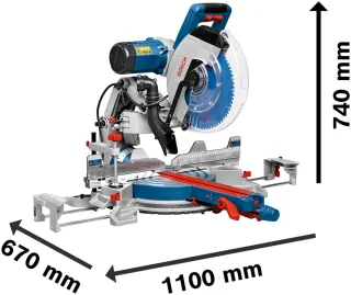 Bosch Professional GCM 12 GDL Afkortzaag 2000W