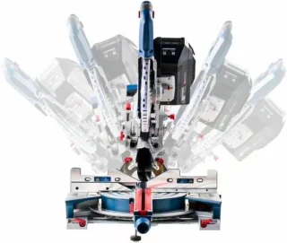 Bosch Professional GCM 18V-216 DC Accu afkortzaag zonder accu en lader