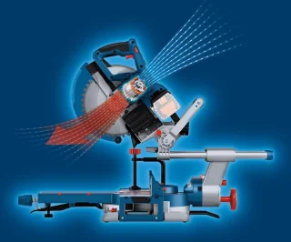 Bosch Professional GCM 18V-254 D Basic Body 18V Accu kap- en verstekzaag 254mm