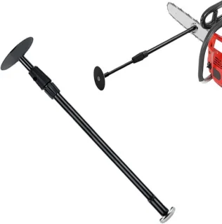 Brandhout magnetische meter 40-66 cm zwart