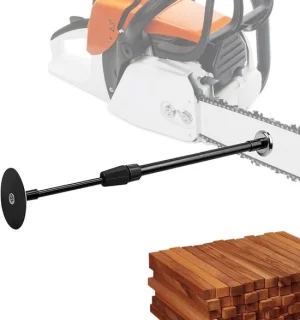 Brandhout meetset - Houtmeter - Brandhout zagen - Telescopisch verstelbaar - 40-100 cm - Zwart