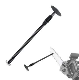 Brandhout meetstok 40-66 cm zilverkleurig