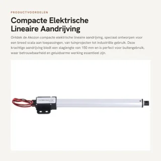 Dailygoods compacte elektrische lineaire aandrijving
