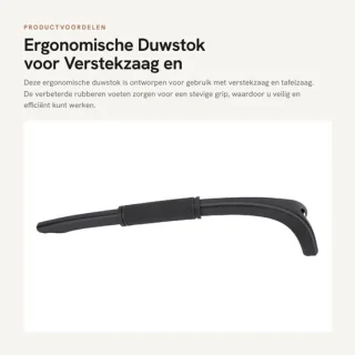 Dailygoods duwstok voor verstekzaag en tafelzaag