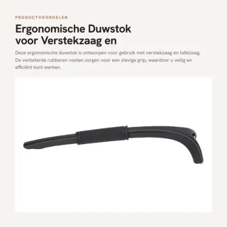 Dailygoods duwstok voor verstekzaag en tafelzaag