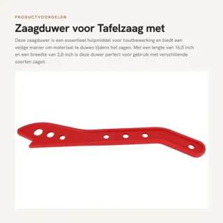 Dailygoods - Zaagduwer voor tafelzaag