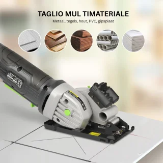 DailySupplies Verstek- en Kapzaag met Trekfunctie