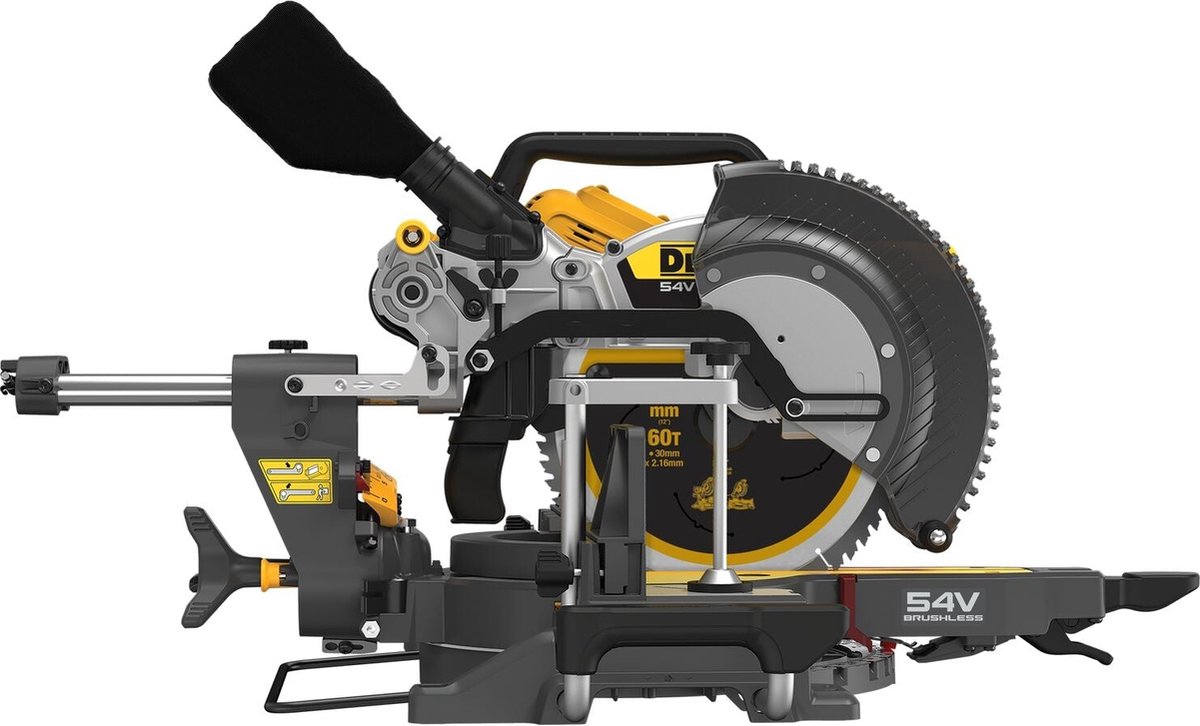 DeWALT DCS781N 305mm Accu Afkort-/Verstekzaag 54V XR FlexVolt Basic Body