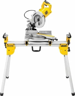 DeWALT DWS777SET Afkort- en Verstekzaag 216mm 1800W met DE7033 Onderstel
