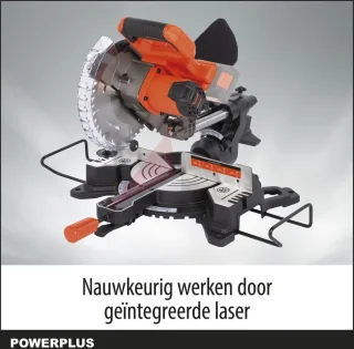 Dual Power POWDP2560 20V verstekzaag 210mm telescopisch