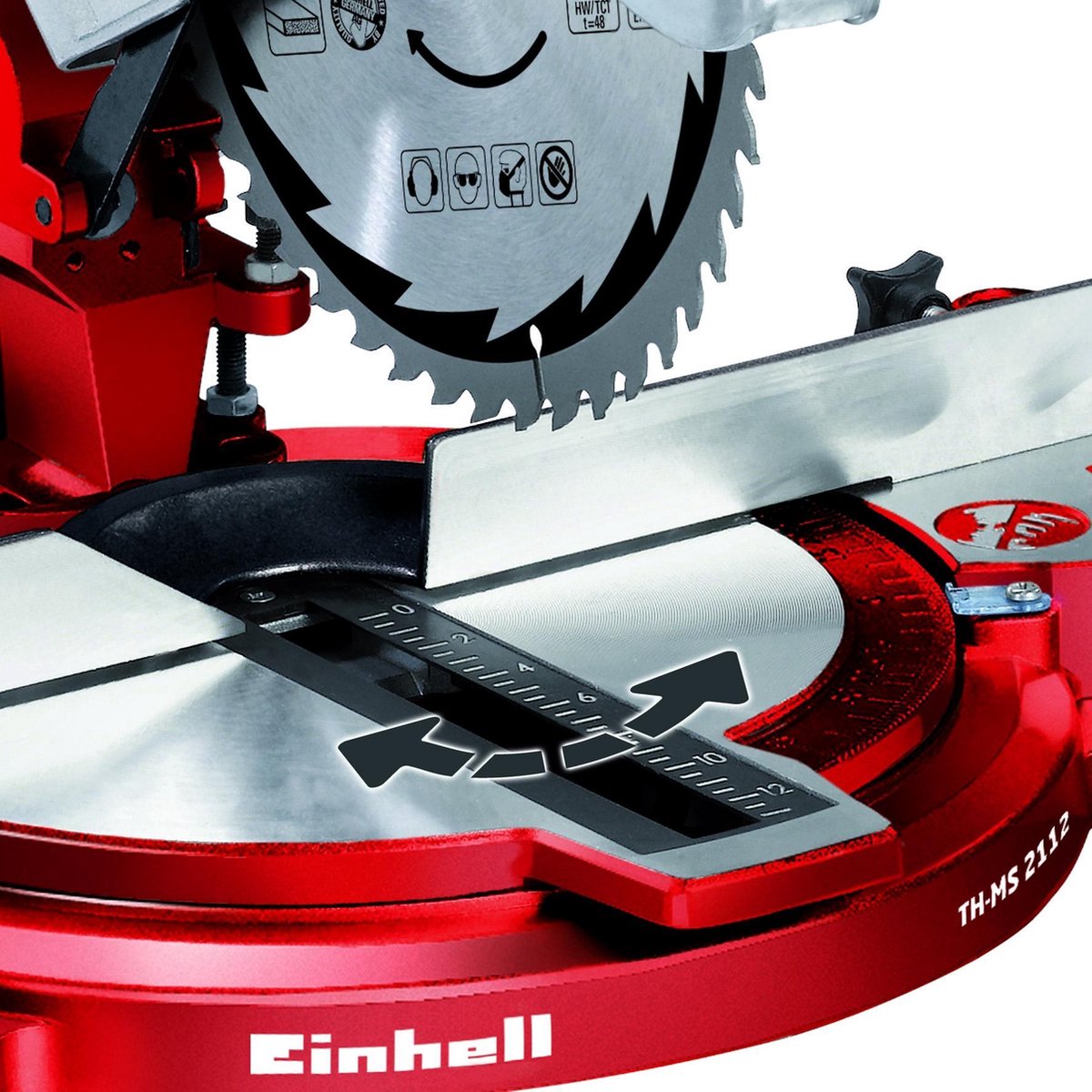Einhell TC-MS 2112 Afkort-Verstekzaag 1600W 210mm