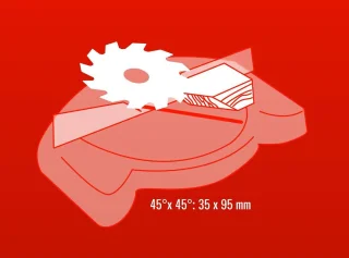 Einhell TC-MS 2513 L Elektrische Afkort-Verstekzaag