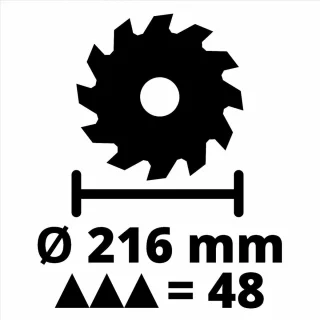 Einhell TC-SM 216 Radiaal Afkort- en Verstekzaag
