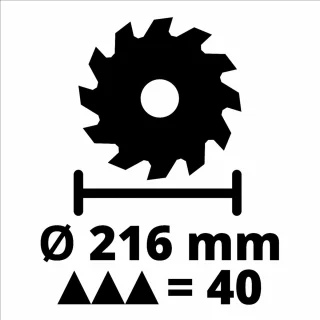 Einhell TE-MS 18/8 Li Solo Accu Afkort-/Verstekzaag