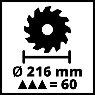 Einhell TE-SM 216 Dual Radiaal Afkort-/Verstekzaag