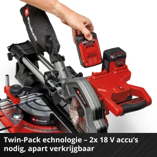 Einhell TE-SM 36/8 L Li Solo Radiaal Afkortzaag Power X-Change