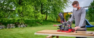 Einhell TE-SM 36/8 L Li Solo Radiaal Afkortzaag Power X-Change