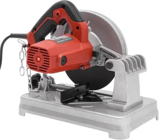 Elektrische afkortzaag - verstekzaag 185 mm, rood