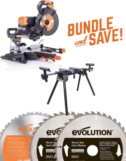 Evolution CombiPack R255SMS-DB+ zaagblad mitrestand 255 mm 2000W