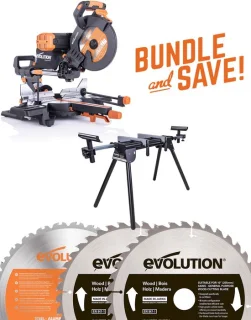 Evolution CombiPack R255SMS-DB+ zaagblad mitrestand 255 mm 2000W