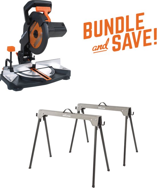 EVOLUTION Combopack R210CMS + Sawhorse 210mm 1200W review