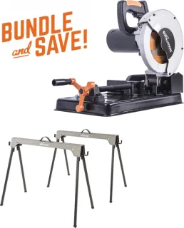 EVOLUTION Combopack Rage 4 + Sawhorse 185mm 1250W