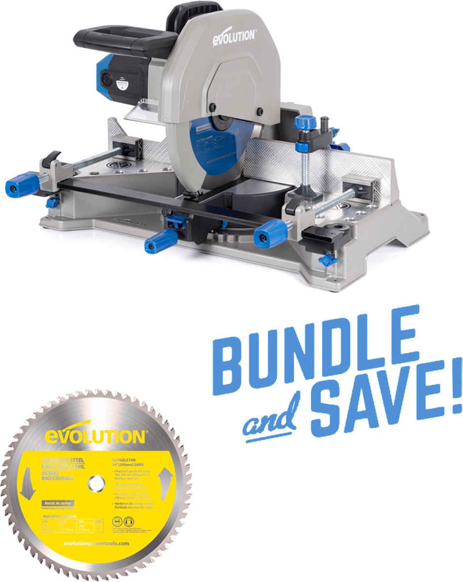 De Evolution Combopack S355MCS met Zaagblad Inox 355 mm 2200W in één oogopslag