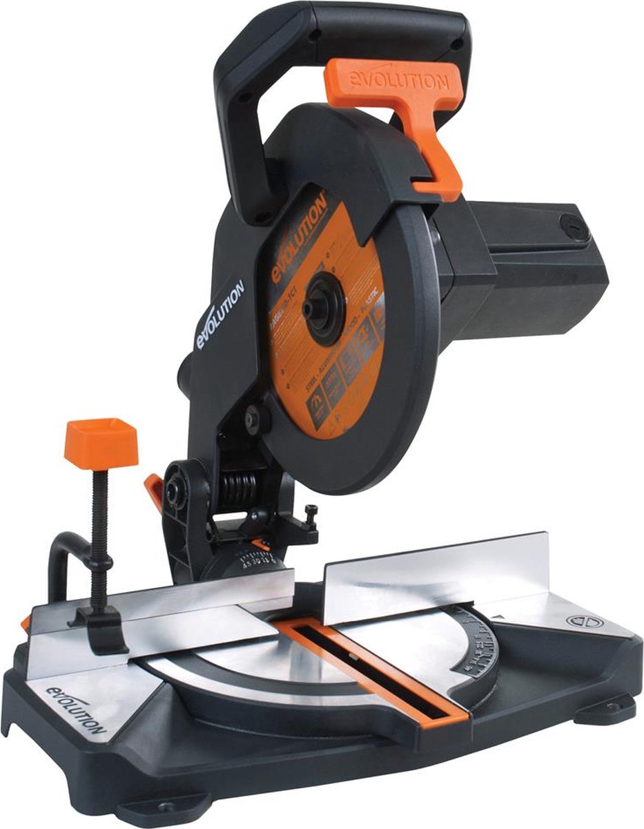 De EVOLUTION Evolution R210 CMS Radiaal afkortzaag 210 mm in één oogopslag