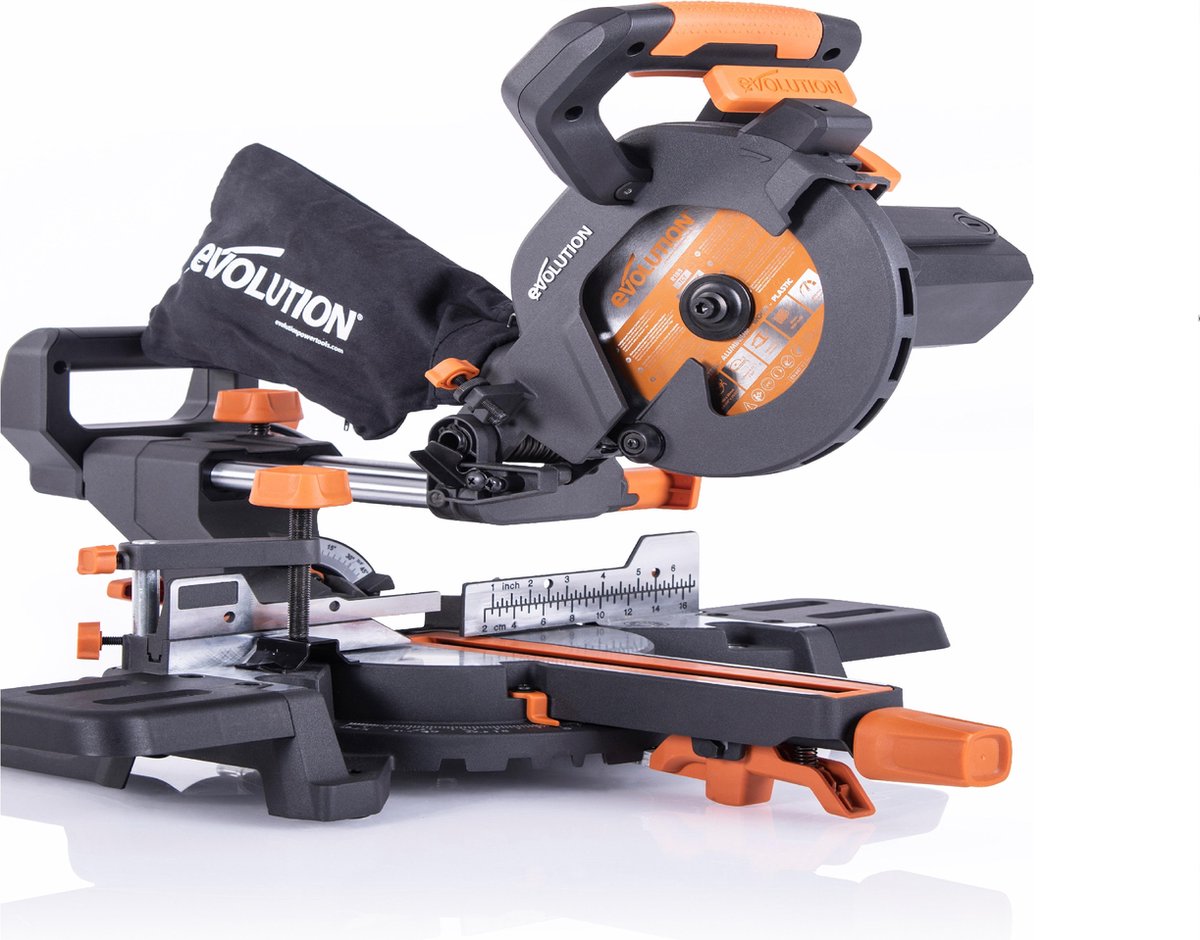 Wat vinden we goed aan de Evolution Rage R185SMS+ TCT multifunctionele verstekzaag 185mm 1200W