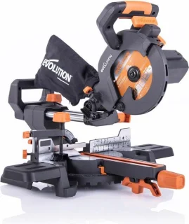 Evolution Rage R185SMS+ TCT multifunctionele verstekzaag 185mm 1200W