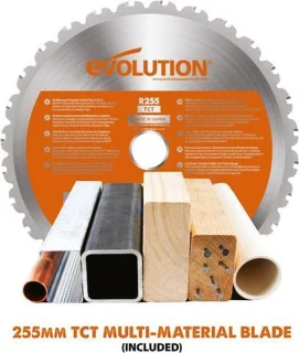 Evolution RAGE3R255 SMS3 Radiaal Afkortzaag 255 mm