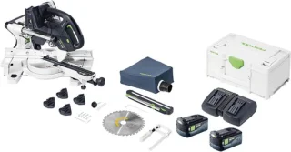 Festool KAPEX KSC 60 EB-Basic accu afkortzaag incl. 4x 5,0 Ah accu, lader en Systainer