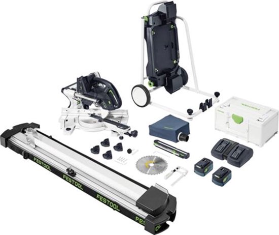 Festool KSC 60 EB 5.0 I-UG KAPEX Accu Afkortzaag 18V 5.0Ah + Onderstel review