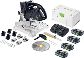 De Festool SYMC 70 EB‑Basic SYMMETRIC accu-freeszaag in één oogopslag