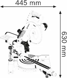 GCM 800 SJ Cirkelzaagblad 216mm Klem