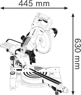 GCM 800 SJ Cirkelzaagblad 216mm Klem