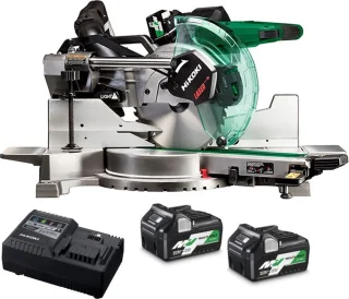 HiKOKI C3610DRAWAZ 36V Accu Afkortzaag Set 2x4,0Ah 255mm