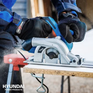 Hyundai invalzaag 1050W met geleiderail compleet set