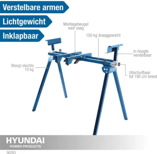 HYUNDAI onderstel voor afkortzaag verstelbaar inklapbaar