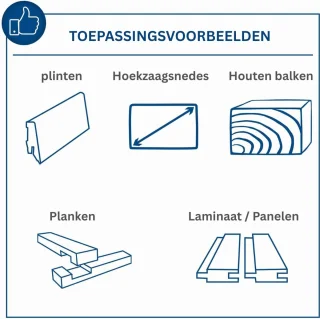 JMZR Afkortzaag Trekfunctie Verstekzaag Kapzaag