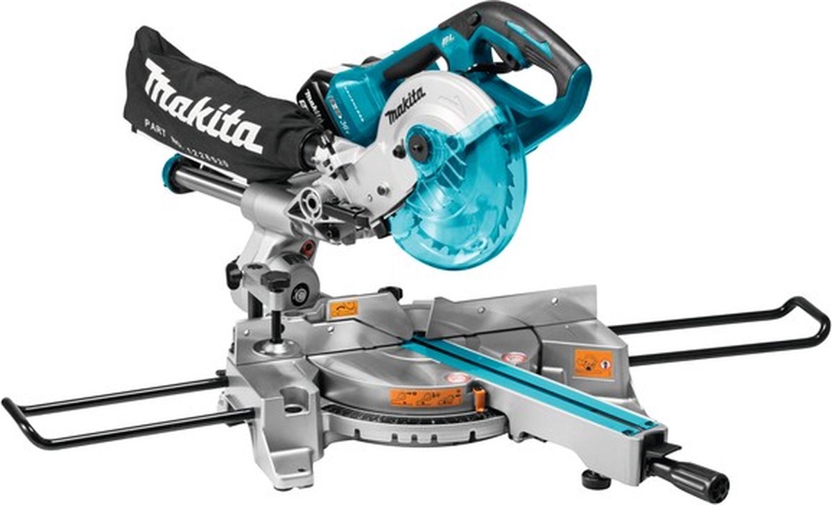 Wat vinden we goed aan de Makita DLS714NPT2 Radiaalafkortzaag 2x18V 190mm