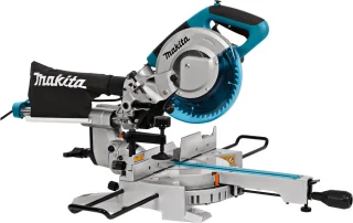 Makita LS0815FLNX Radiaal afkortzaag 216mm 1400W met onderstel DEBWST06